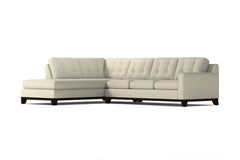 Brentwood 2pc Sleeper Sectional :: Leg Finish: Espresso / Configuration: LAF - Chaise on the Left / Sleeper Option: Deluxe Innerspring Mattress