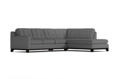 Brentwood 2pc Sleeper Sectional :: Leg Finish: Espresso / Configuration: RAF - Chaise on the Right / Sleeper Option: Deluxe Innerspring Mattress