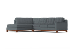 Brentwood 2pc Sectional Sofa :: Leg Finish: Pecan / Configuration: LAF - Chaise on the Left