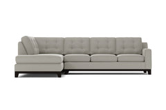 Brentwood 2pc Sleeper Sectional :: Leg Finish: Espresso / Configuration: LAF - Chaise on the Left / Sleeper Option: Deluxe Innerspring Mattress