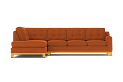 Brentwood 2pc Sectional Sofa :: Leg Finish: Natural / Configuration: LAF - Chaise on the Left