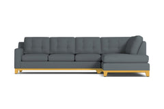 Brentwood 2pc Sectional Sofa :: Leg Finish: Natural / Configuration: RAF - Chaise on the Right