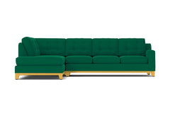 Brentwood 2pc Sectional Sofa :: Leg Finish: Natural / Configuration: LAF - Chaise on the Left