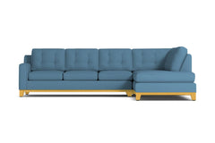 Brentwood 2pc Sectional Sofa :: Leg Finish: Natural / Configuration: RAF - Chaise on the Right