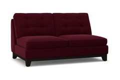 Brentwood Armless Apartment Size Sofa :: Leg Finish: Espresso
