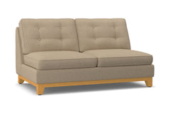 Brentwood Armless Apartment Size Sofa :: Leg Finish: Natural