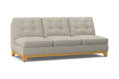 Brentwood Armless Sofa :: Leg Finish: Natural