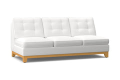 Brentwood Armless Sofa :: Leg Finish: Natural