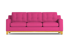 Brentwood Queen Size Sleeper Sofa Bed :: Leg Finish: Natural / Sleeper Option: Deluxe Innerspring Mattress