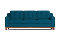 Brentwood Queen Size Sleeper Sofa Bed :: Leg Finish: Pecan / Sleeper Option: Deluxe Innerspring Mattress