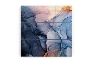 Captivating 1 Alcohol Ink Painting Wall Mural by Elizabeth Karlson