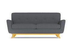 Carson Apartment Size Sofa :: Leg Finish: Natural / Size: Apartment Size - 72&quot;w