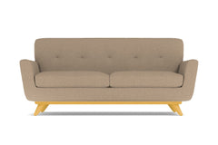 Carson Apartment Size Sofa :: Leg Finish: Natural / Size: Apartment Size - 72&quot;w