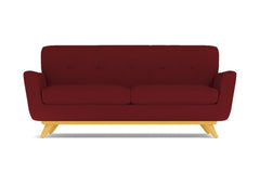 Carson Apartment Size Sofa :: Leg Finish: Natural / Size: Apartment Size - 72&quot;w