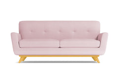 Carson Apartment Size Sofa :: Leg Finish: Natural / Size: Apartment Size - 72&quot;w