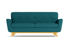 Carson Apartment Size Sofa :: Leg Finish: Natural / Size: Apartment Size - 72&quot;w