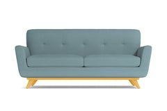 Carson Apartment Size Sofa :: Leg Finish: Natural / Size: Apartment Size - 72&quot;w