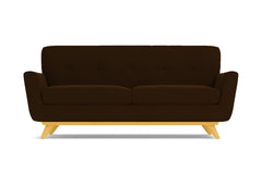 Carson Apartment Size Sofa :: Leg Finish: Natural / Size: Apartment Size - 72&quot;w