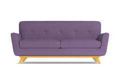 Carson Apartment Size Sofa :: Leg Finish: Natural / Size: Apartment Size - 72&quot;w