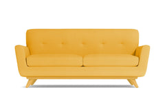 Carson Apartment Size Sofa :: Leg Finish: Natural / Size: Apartment Size - 72&quot;w