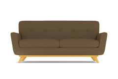 Carson Apartment Size Sofa :: Leg Finish: Natural / Size: Apartment Size - 72&quot;w