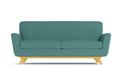 Carson Apartment Size Sofa :: Leg Finish: Natural / Size: Apartment Size - 72&quot;w