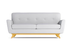 Carson Apartment Size Sofa :: Leg Finish: Natural / Size: Apartment Size - 72&quot;w