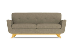 Carson Apartment Size Sofa :: Leg Finish: Natural / Size: Apartment Size - 72&quot;w