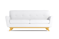 Carson Apartment Size Sofa :: Leg Finish: Natural / Size: Apartment Size - 72&quot;w