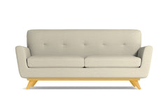 Carson Apartment Size Sofa :: Leg Finish: Natural / Size: Apartment Size - 72&quot;w