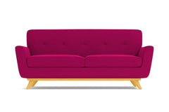 Carson Apartment Size Sofa :: Leg Finish: Natural / Size: Apartment Size - 72&quot;w