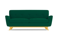 Carson Apartment Size Sofa :: Leg Finish: Natural / Size: Apartment Size - 72&quot;w