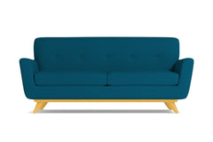 Carson Apartment Size Sofa :: Leg Finish: Natural / Size: Apartment Size - 72&quot;w