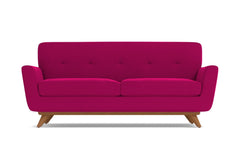 Carson Apartment Size Sofa :: Leg Finish: Pecan / Size: Apartment Size - 72&quot;w