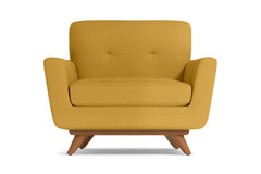 Carson Chair :: Leg Finish: Pecan