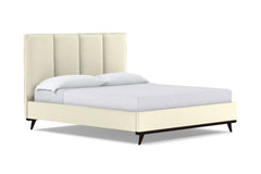 Carter Upholstered Platform Bed :: Leg Finish: Espresso / Size: California King