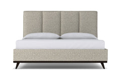 Carter Upholstered Platform Bed :: Leg Finish: Espresso / Size: California King