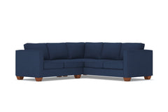 Catalina 2pc L-Sectional Sofa :: Leg Finish: Pecan