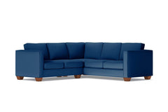 Catalina 2pc L-Sectional Sofa :: Leg Finish: Pecan