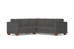 Catalina 2pc Sleeper L-Sectional :: Leg Finish: Pecan / Sleeper Option: Memory Foam Mattress