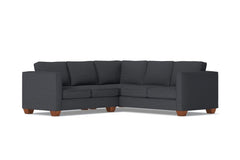 Catalina 2pc L-Sectional Sofa :: Leg Finish: Pecan