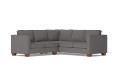 Catalina 2pc L-Sectional Sofa :: Leg Finish: Pecan