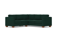 Catalina 2pc L-Sectional Sofa :: Leg Finish: Pecan