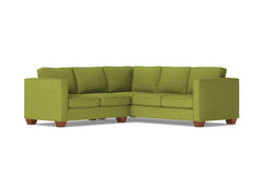 Catalina 2pc Sleeper L-Sectional :: Leg Finish: Pecan / Sleeper Option: Memory Foam Mattress