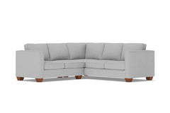 Catalina 2pc Sleeper L-Sectional :: Leg Finish: Pecan / Sleeper Option: Memory Foam Mattress