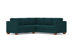 Catalina 2pc L-Sectional Sofa :: Leg Finish: Pecan