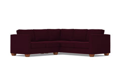 Catalina 2pc L-Sectional Sofa :: Leg Finish: Pecan