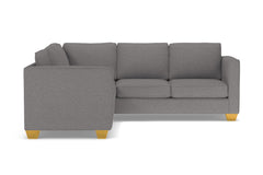 Catalina 2pc Sleeper L-Sectional :: Leg Finish: Natural / Sleeper Option: Memory Foam Mattress