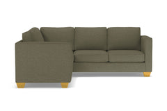 Catalina 2pc Sleeper L-Sectional :: Leg Finish: Natural / Sleeper Option: Memory Foam Mattress