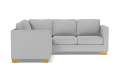 Catalina 2pc Sleeper L-Sectional :: Leg Finish: Natural / Sleeper Option: Deluxe Innerspring Mattress